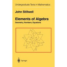 Elements of Algebra: Geometry Numbers Equations Hardcover, Springer
