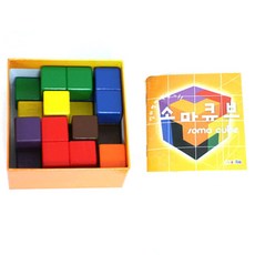 고나토이즈 칼라 소마큐브 학급용 큐브 7p x 20개입 + 소책자 20p, 혼합 색상, 1개