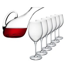 Bormioli ROCCO Gamma Decanter 1.6L + 酒杯 590ml x 6p Set, 1組