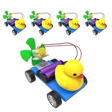 향앤미과학 STEAM 사이언스 달려라 오리 풍력 자동차 실험세트, 5개입