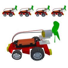 향앤미과학 STEAM 사이언스 각도 조절 F1 그랑프리 자동차 실험키트, 5개입