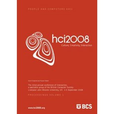 Proceedings of Hci 2008 (Vol. 1): Culture Creativity Interaction Paperback, British Computer Society