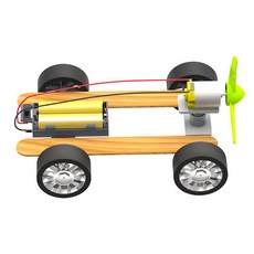 향앤미과학 STEAM 사이언스 삼엽 싱글 전동 풍력 자동차 실험세트, 1개