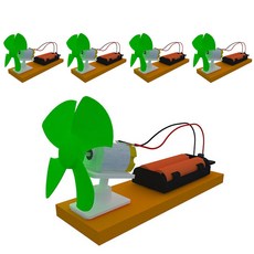 향앤미과학 STEAM 사이언스 방향조절 탁상용 선풍기 실험세트, 5개입