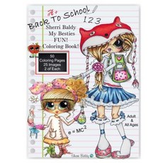 Sherri Baldy My Besties Back to School Coloring Book Paperback, Sherri Baldy My-Besties