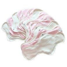 COtton REPUBLIC 碎花布衛生棉 S號 3入+M號 3入+L號 3入+夜用型 3入, 1套