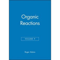 Organic Reactions Volume 9 Hardcover, Wiley-Interscience