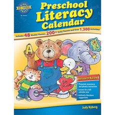 Best Teachers Press: Reproducible Preschool Literacy Calendar Paperback, Rigby