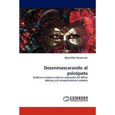 Desenmascarando Al Psicopata Paperback, LAP Lambert Academic Publishing