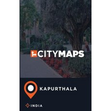 印度卡普爾塔拉城市地圖平裝本, Createspace獨立發布平台