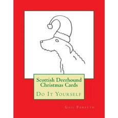 Scottish Deerhound Christmas Cards: Do It Yourself Paperback, Createspace