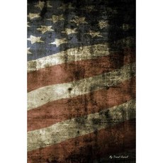 我的旅行日記：Grunge 美國國旗旅行計畫和日記 6 X 9 139 頁平裝本, Createspace獨立發布平台