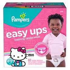팸퍼스 이지업 트레이닝 팬티형 기저귀 여아용 (17kg~), 60매, 4단계