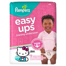 팸퍼스 이지업 트레이닝 팬티형 기저귀 여아용, 19매, 4단계