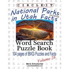 Circle It National Parks in Utah Facts Word Search Puzzle Book Paperback, Lowry Global Media LLC