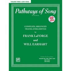 Pathways of Song Vol 3: Low Voice Book & CD Paperback, Alfred Music