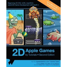 2D Apple Games by Tutorials Second Edition: Beginning 2D IOS Tvos Macos & Watchos Game Development with Swift 3 Paperback, Razeware LLC