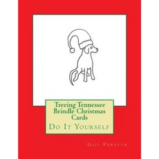 Treeing Tennessee Brindle Christmas Cards: Do It Yourself Paperback, Createspace Independent Publishing Platform