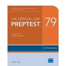 The Official LSAT Preptest 79: Sept. 2016 LSAT Paperback, Law School Admission Council