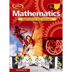 Oh Mathematics: Applications and Concepts Course 1 Student Edition Hardcover, McGraw-Hill/Glencoe