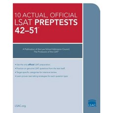 10 Actual 42-51 Official LSAT Preptests: Preptests 42-51 Paperback, Law School Admission Council