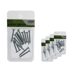 핸디맨 납작머리 일반나사 4 x 32 mm 15p, 5개입