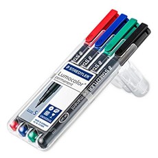 STAEDTLER 多功能油性筆 S款 4色組, 混色, 1套