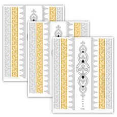 뷰티팝 타투 스티커 A, 22, 3개입