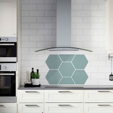 UNIQUE 廚房浴室紙阻燃六角藍灰色KS60-002, 5件