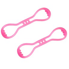 렐리 휴대용 요가스트레칭 젤리밴드 2p, 실리콘 핑크