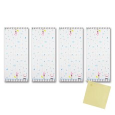 송월타월 쓸쓸한 토끼 세면타올 4p + 테리베이커리 고리 타올 랜덤 발송, 여름, 1세트