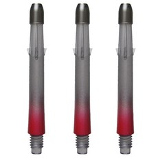 LSTYLE飛鏢鏢桿鎖直 260mm, 黑色漸變紅色, 3片