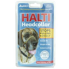 HALTI Hurty 頭領狗牽引繩黑色, 1個