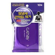 갸스비 아이스 데오도란트 바디 페이퍼 아이스 프루티, 10개입