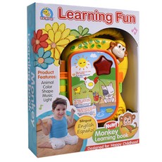 玩具組合 猴子跑步書 梅洛迪玩具, 混色