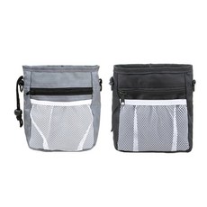 aryko Dr.Mini 貓狗零食訓練袋 2p, 黑灰色, 1套