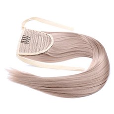 뷰티팝 내추럴 컬러 스트레이트 뒷머리 가발, 1, 1개