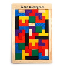 거영아이앤디 원목 테트리스 퍼즐, 1개 40피스, 1개