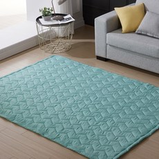 BODRE 素色絎縫床墊, 薄荷