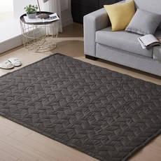 BODRE 素色絎縫床墊, 木炭