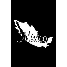 墨西哥 - 黑色空白筆記本：101 頁 6 X 9 日記本平裝平裝本, Createspace獨立發布平台