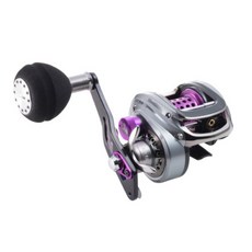 Abu Garcia Salt Stage BV8右手用擬餌捲線器, 1366279, 銀色+紫色