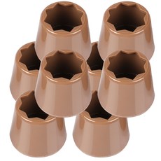 Marudeco 地板防刮花裝飾帽棕色方形中號 33 毫米 4 件, 2個