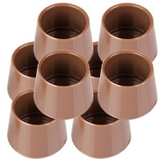 防刮椅腳套 棕色 圓形 40mm 4入, 2個