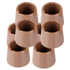 Maru Deco地板防刮裝飾腳墊 棕色 圓形 小 20mm 4入, 2個