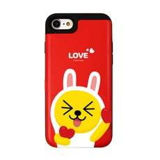 카카오프렌즈 러브 카드 범퍼 휴대폰 케이스