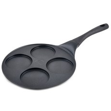 CHEFLINE 4格鑄造煎蛋鍋, 27厘米, 1個