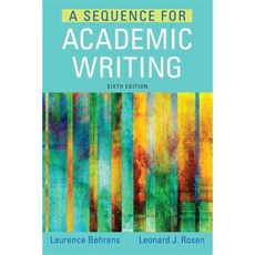 A Sequence for Academic Writing Paperback, Pearson