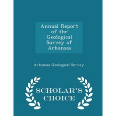 Annual Report of the Geological Survey of Arkansas - Scholar's Choice Edition Paperback