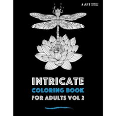 Intricate Coloring Book for Adults Vol 2 Paperback, Art Therapy Coloring